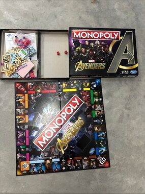 Monopoly Marvel Avengers Board Game Board